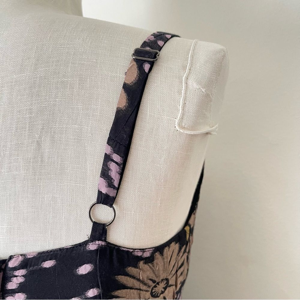 Anthropologie Jacquard A-line Floral mini dress NWT size 4 - Picture 7 of 12